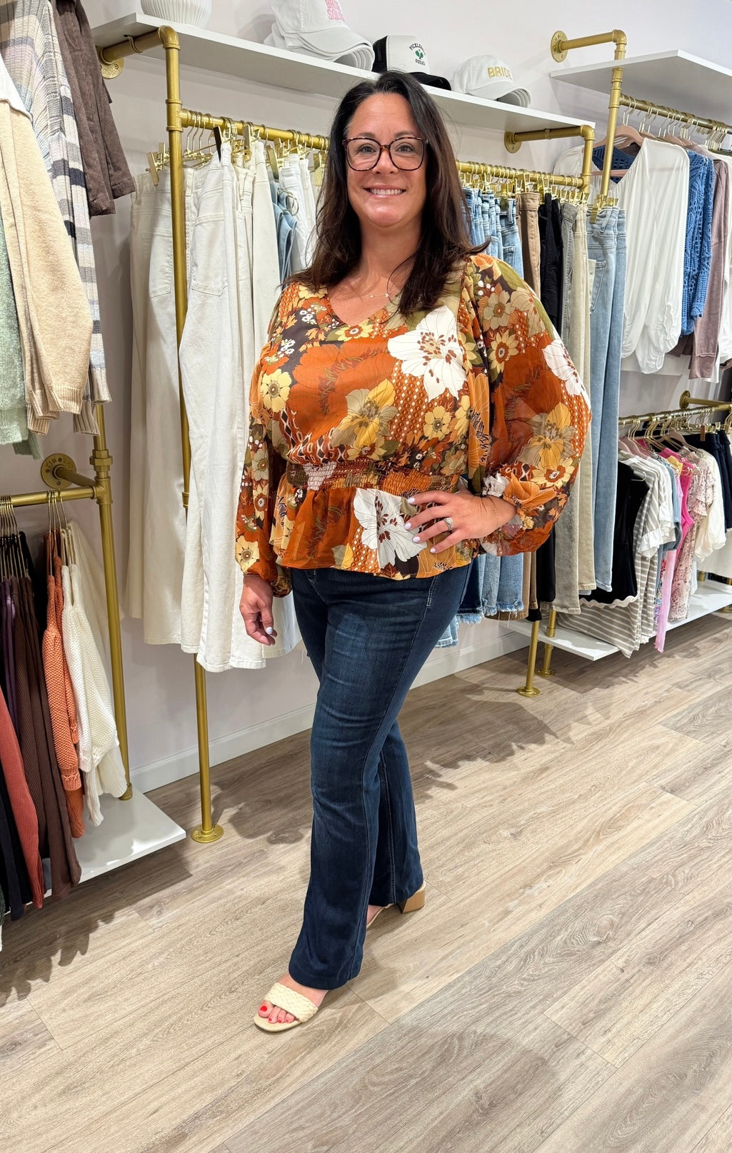 Plus Size Harvest Hues Blouse