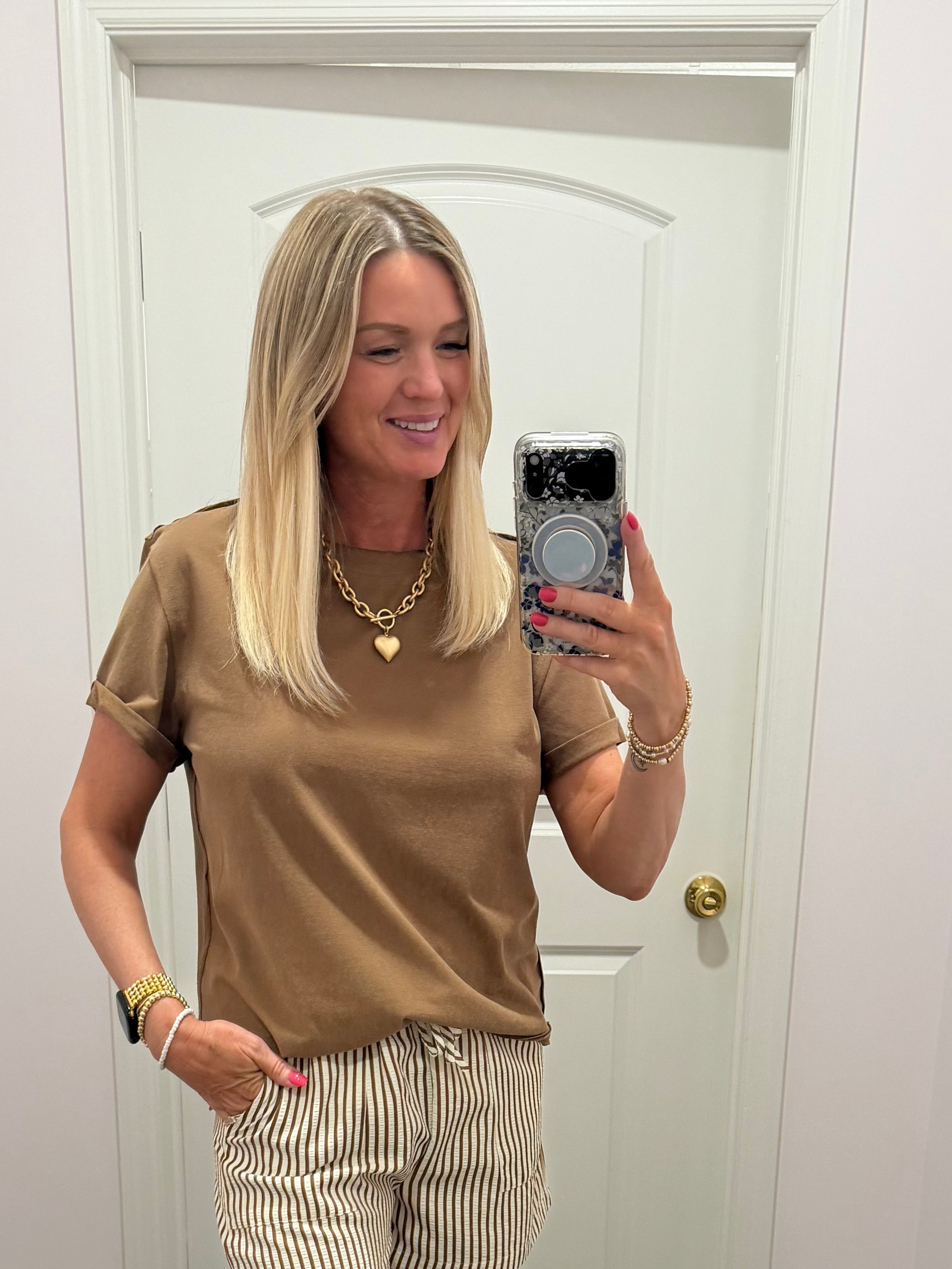 Mocha Soft Brushed Tee
