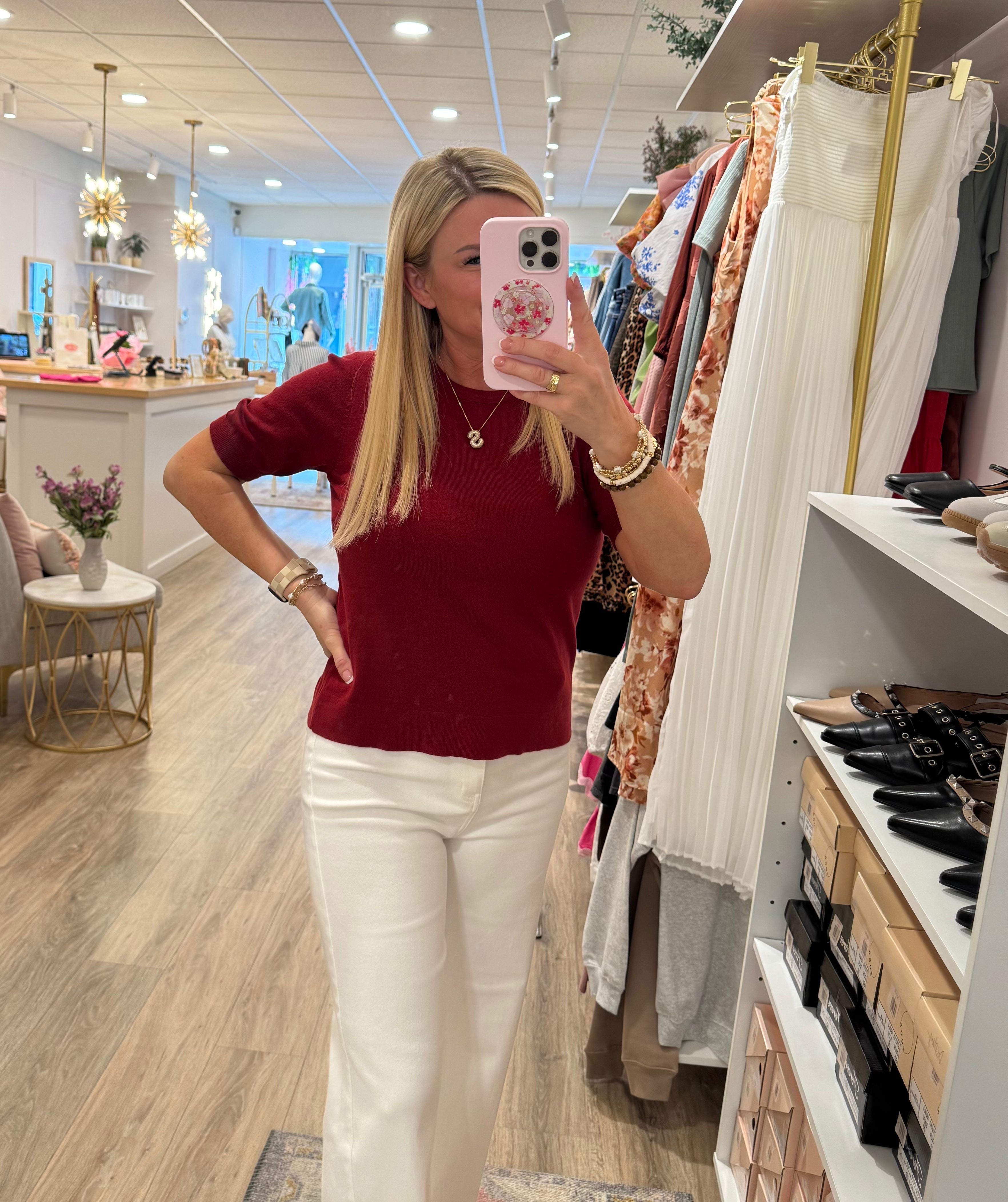 Simple Style Top/ More Colors