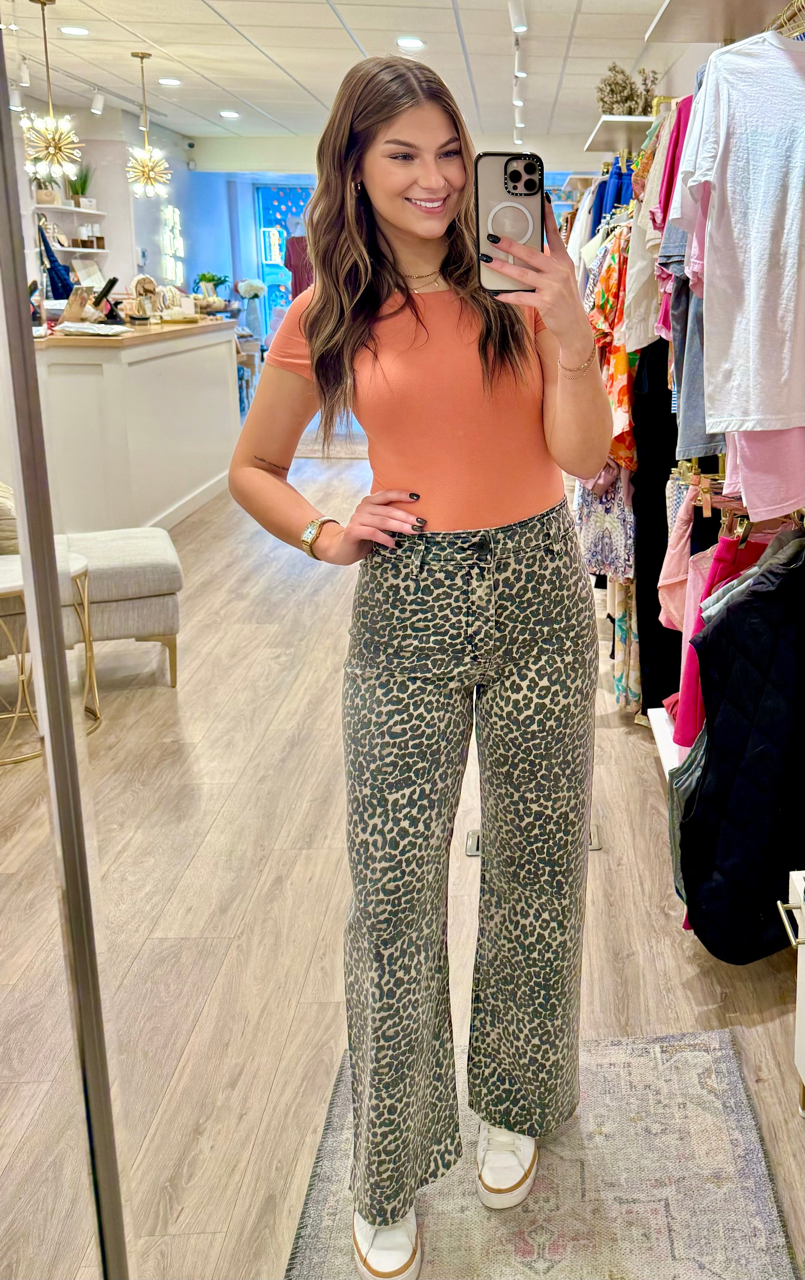 Wildly Cozy Leopard Pants