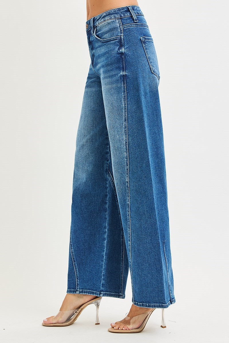 Mid Rise Slouchy Barrel Jeans