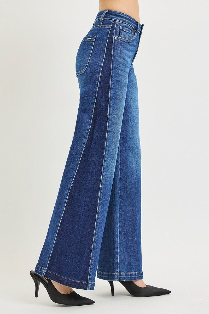 Risen High Rise Side Panel Jean