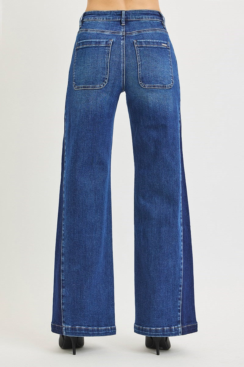 Risen High Rise Side Panel Jean