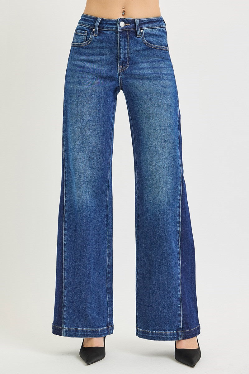 Risen High Rise Side Panel Jean