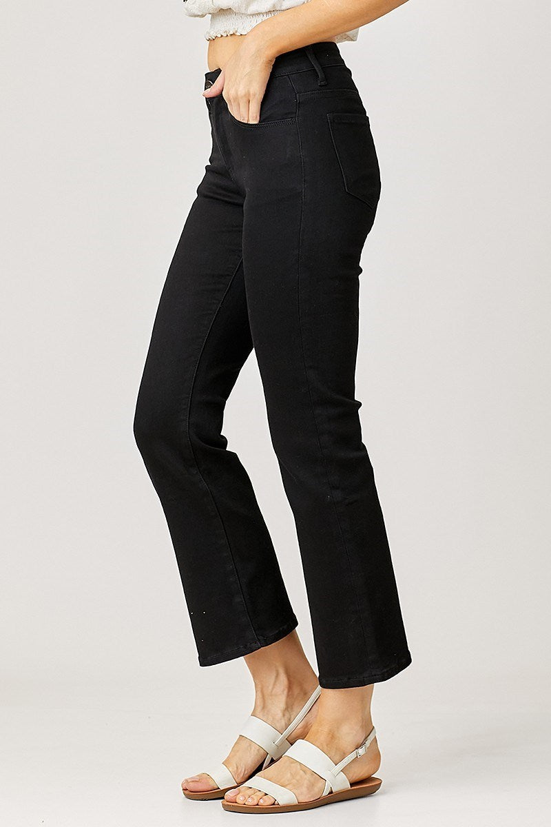 The Polished Staple Black Ankle Jean