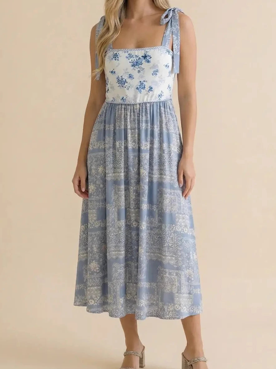 Indigo Wildflower Dress