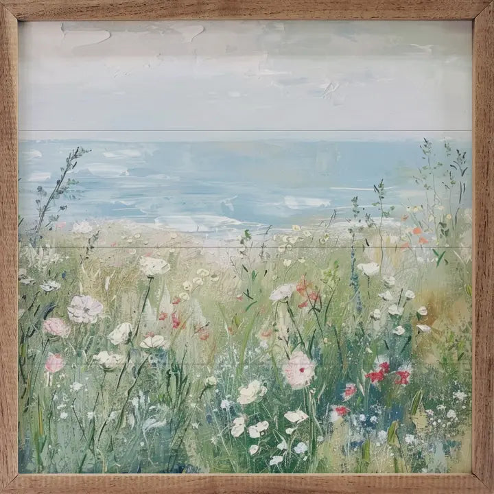 Wildflower Coastal Print