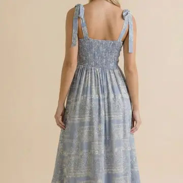 Indigo Wildflower Dress