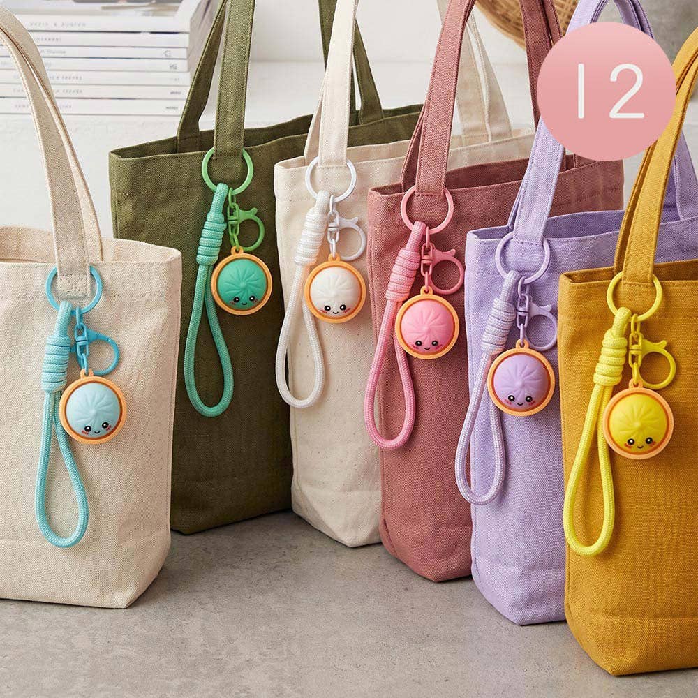 Cute Bao Bun Dumpling Bag Charm Keychains/ Assorted