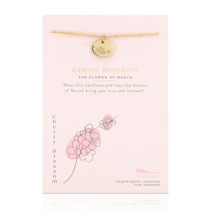 Moments of You Birth Flower Necklace