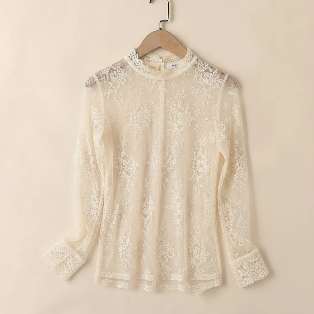 Whisper Lace Blouse/ More Colors