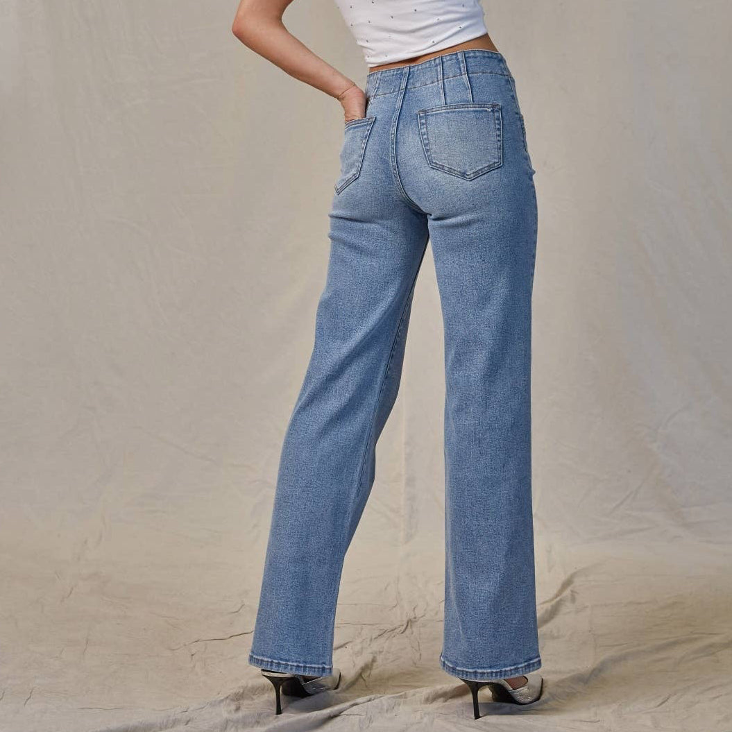 High Rise Wide Leg