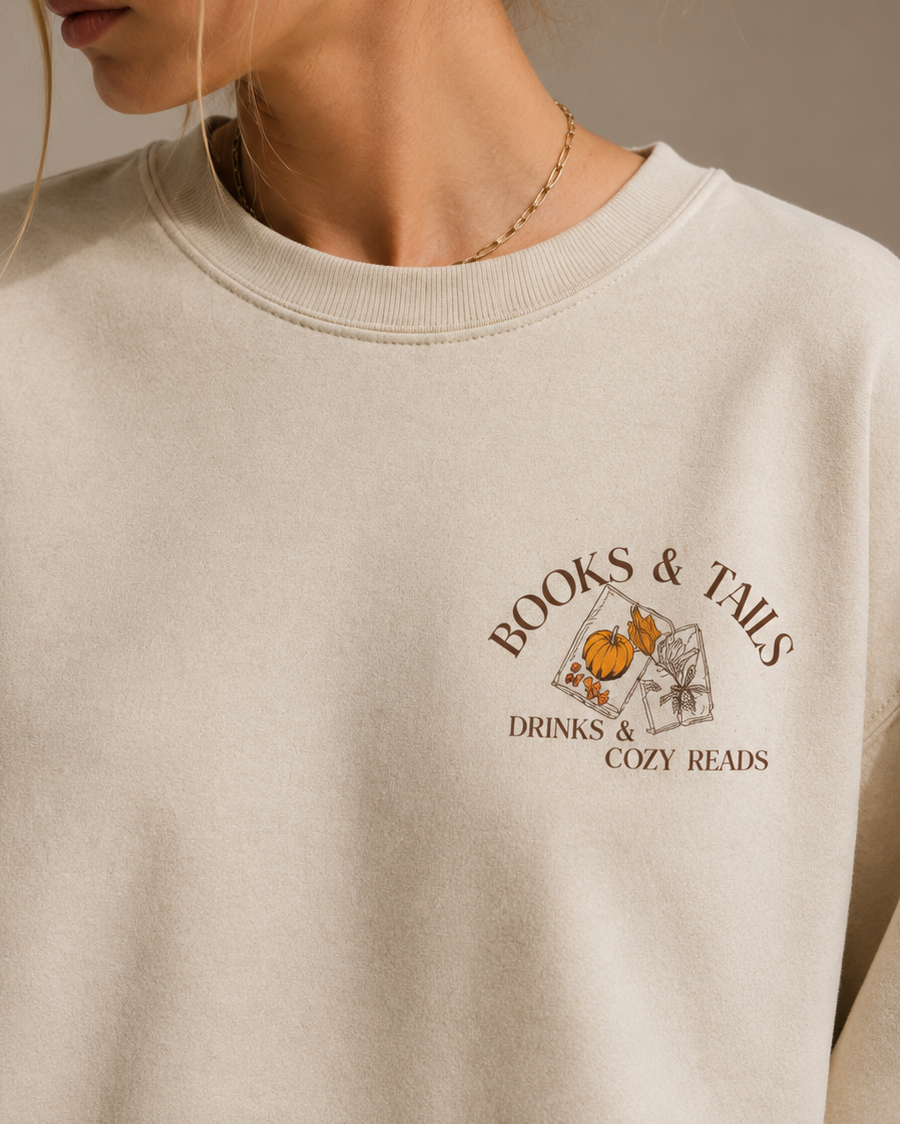 Books & Tails Fall Sweatshirt