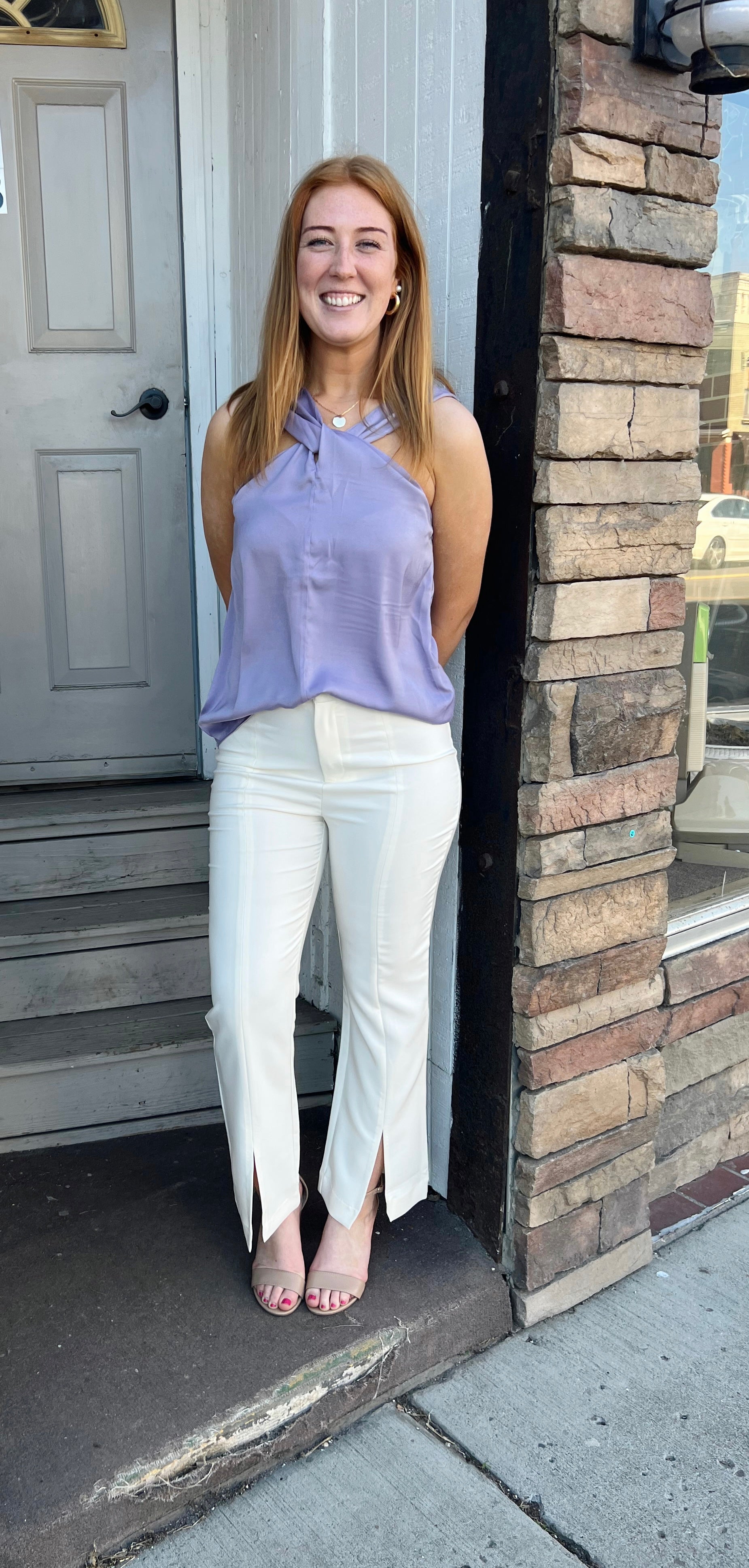 Tamsyn Halter Neck Blouse