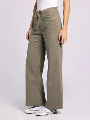 Green Wide Leg Pants
